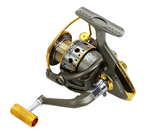 10-Axis Metal Fishing Reel with Aluminum Handle