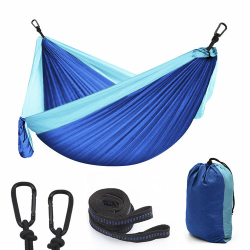 Portable Camping Hammock - Lightweight Parachute Nylon