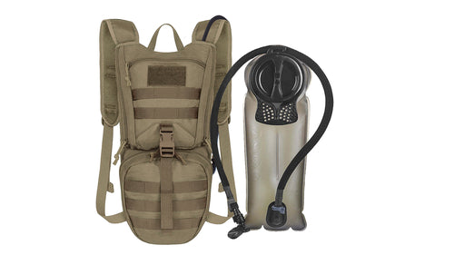 Tactical Hydration Backpack with 2.5L Bladder - Insulated